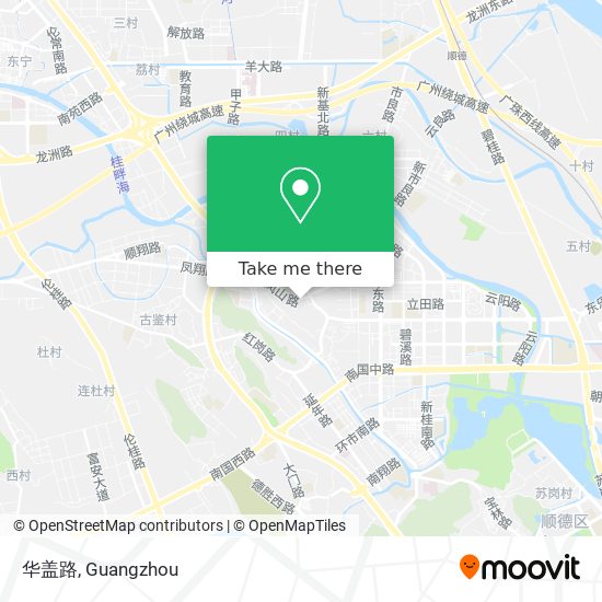 华盖路 map