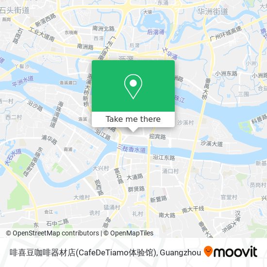 啡喜豆咖啡器材店(CafeDeTiamo体验馆) map