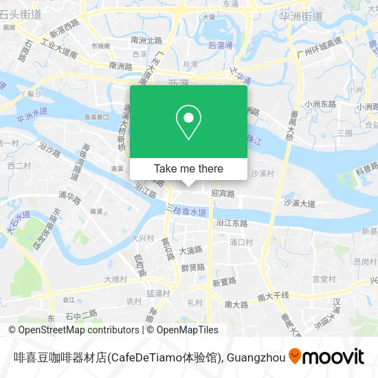 啡喜豆咖啡器材店(CafeDeTiamo体验馆) map