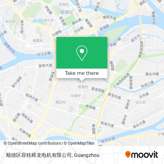 顺德区容桂樟龙电机有限公司 map