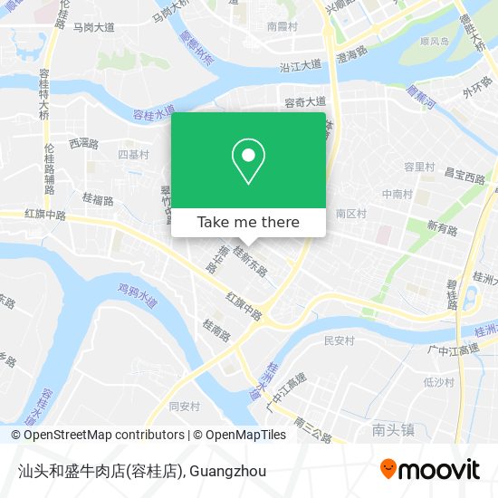 汕头和盛牛肉店(容桂店) map