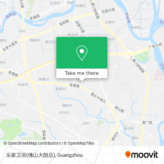 乐家卫浴(佛山大朗店) map