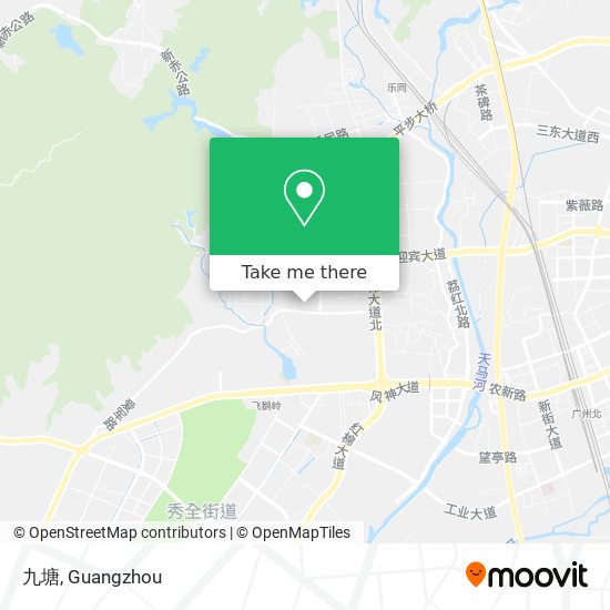 九塘 map