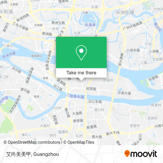 艾尚美美甲 map