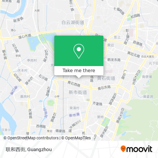 联和西街 map