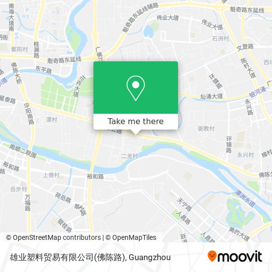 雄业塑料贸易有限公司(佛陈路) map
