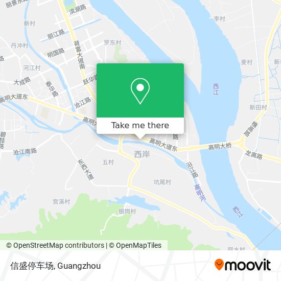 信盛停车场 map