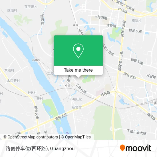 路侧停车位(四环路) map