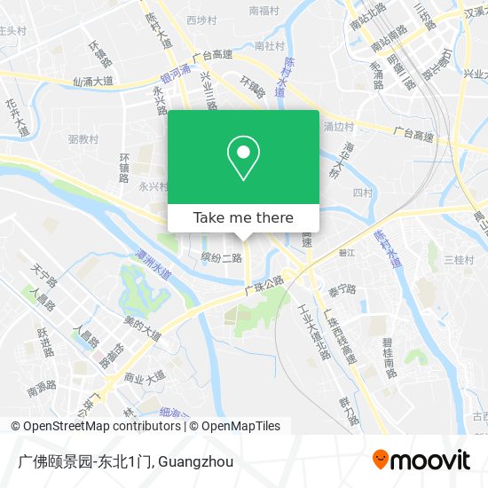 广佛颐景园-东北1门 map