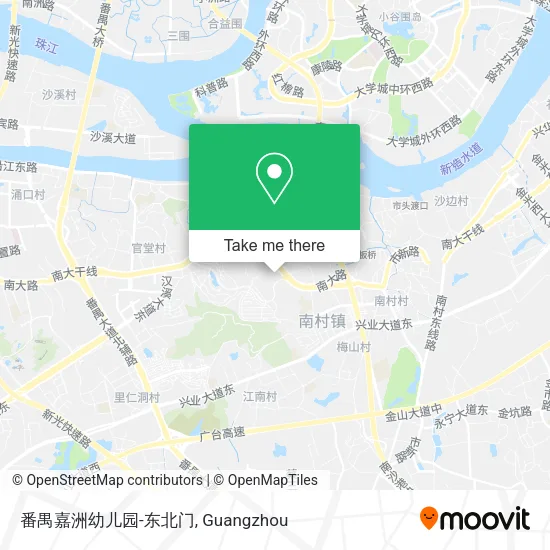 番禺嘉洲幼儿园-东北门 map