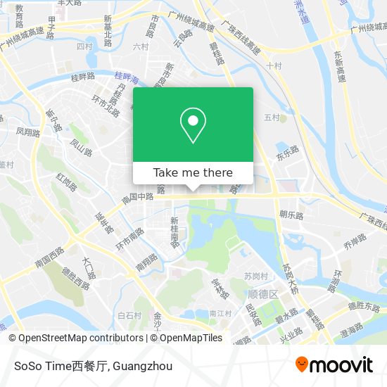 SoSo Time西餐厅 map
