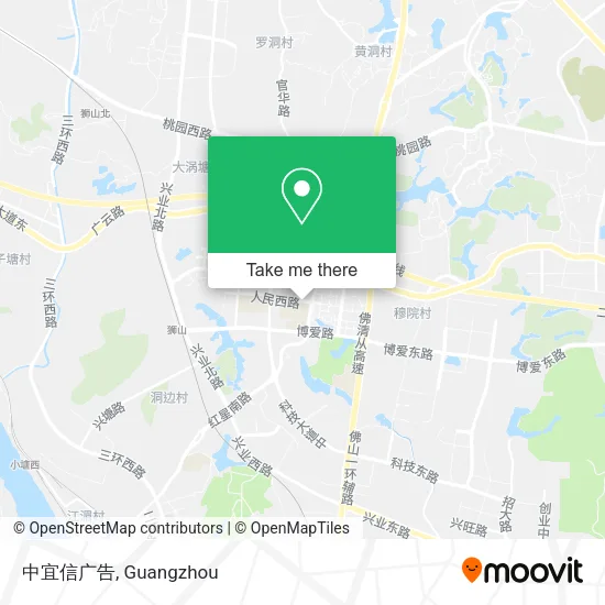 中宜信广告 map
