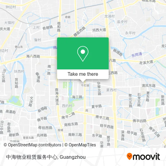 中海物业租赁服务中心 map