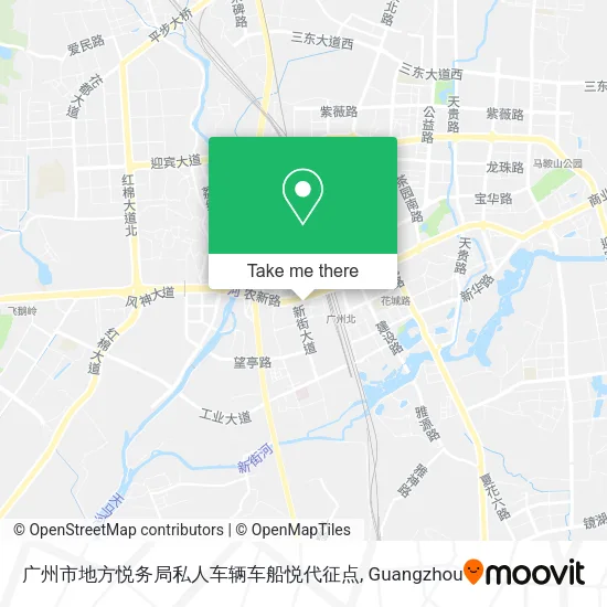 广州市地方悦务局私人车辆车船悦代征点 map