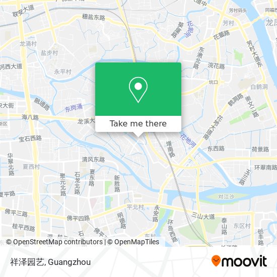 祥泽园艺 map
