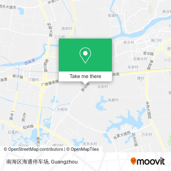 南海区海通停车场 map