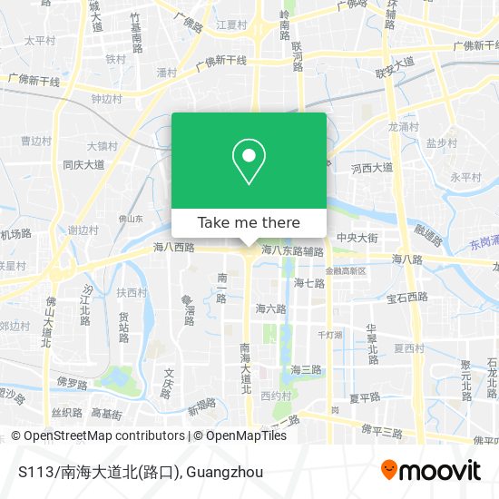 S113/南海大道北(路口) map