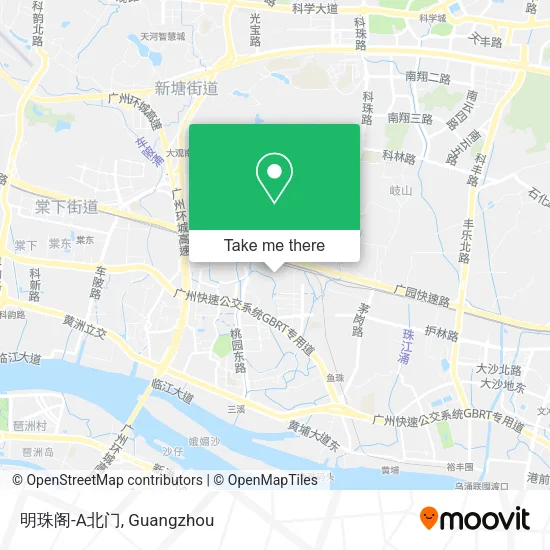 明珠阁-A北门 map