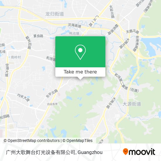 广州大歌舞台灯光设备有限公司 map