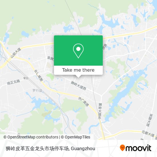 狮岭皮革五金龙头市场停车场 map