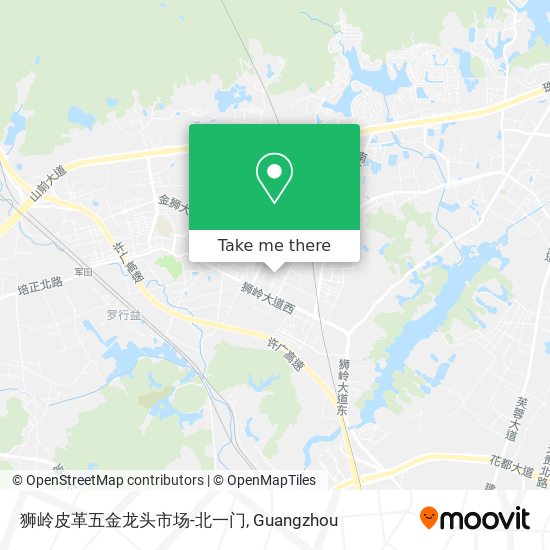 狮岭皮革五金龙头市场-北一门 map