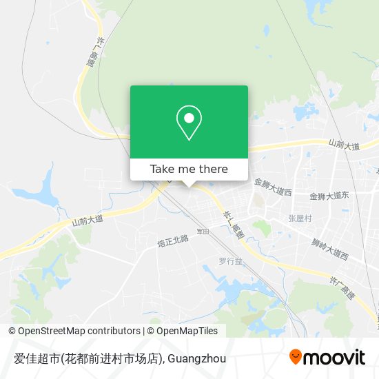 爱佳超市(花都前进村市场店) map