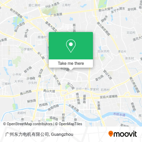 广州东力电机有限公司 map