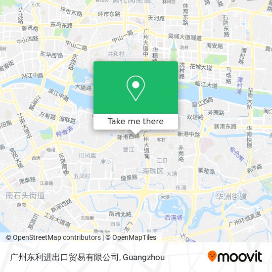 广州东利进出口贸易有限公司 map