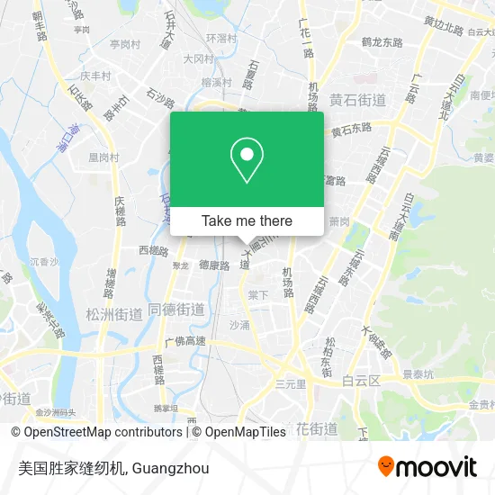 美国胜家缝纫机 map