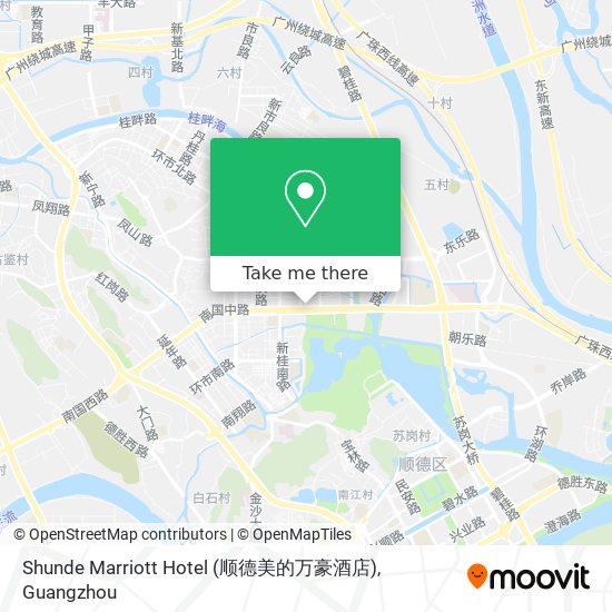 Shunde Marriott Hotel (顺德美的万豪酒店) map