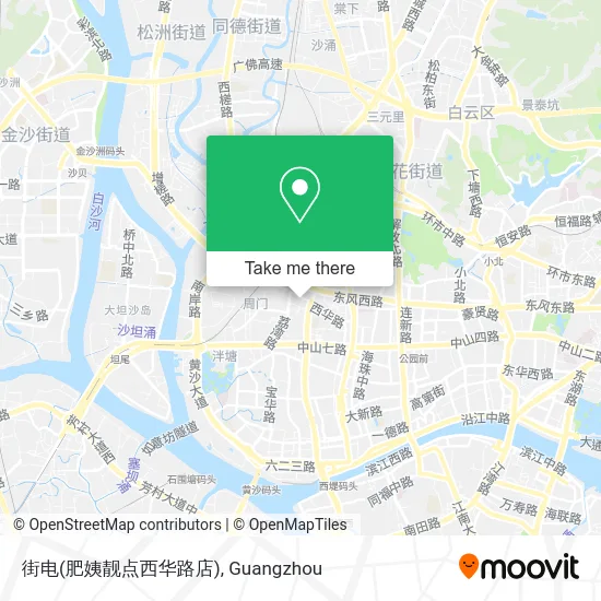 街电(肥姨靓点西华路店) map