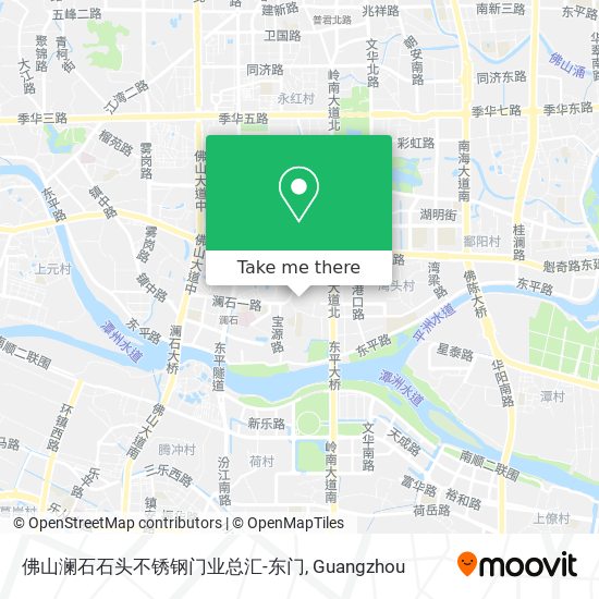 佛山澜石石头不锈钢门业总汇-东门 map