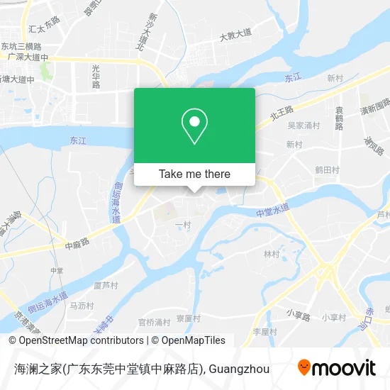 海澜之家(广东东莞中堂镇中麻路店) map