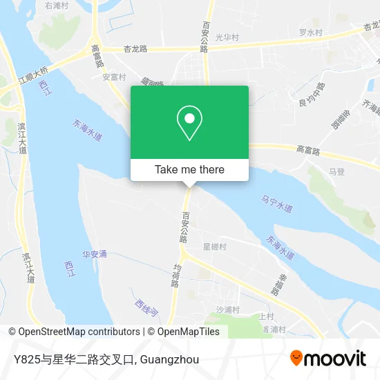 Y825与星华二路交叉口 map