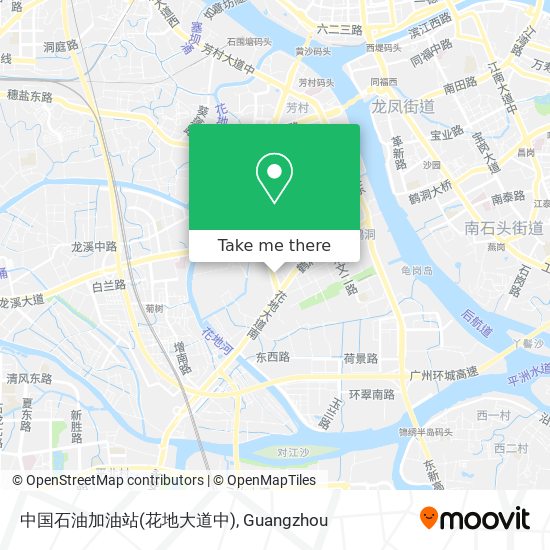 中国石油加油站(花地大道中) map