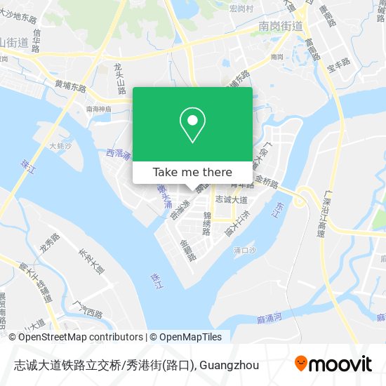 志诚大道铁路立交桥/秀港街(路口) map