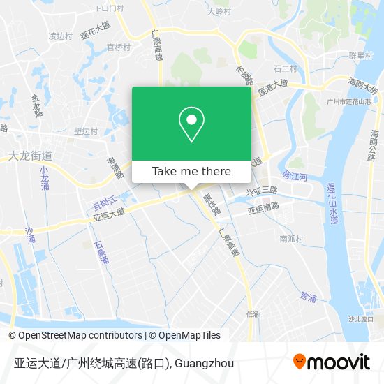 亚运大道/广州绕城高速(路口) map