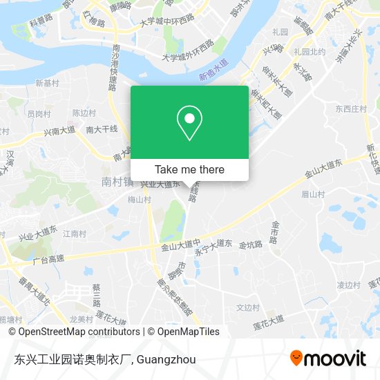 东兴工业园诺奥制衣厂 map