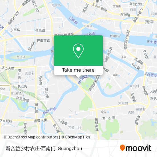 新合益乡村农庄-西南门 map