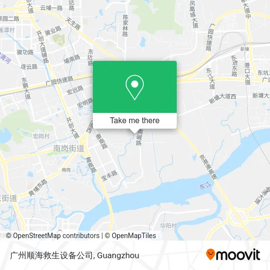 广州顺海救生设备公司 map