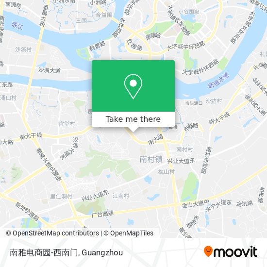南雅电商园-西南门 map