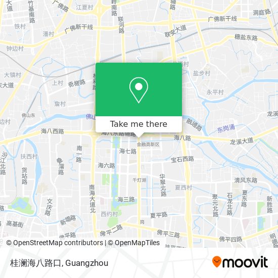 桂澜海八路口 map