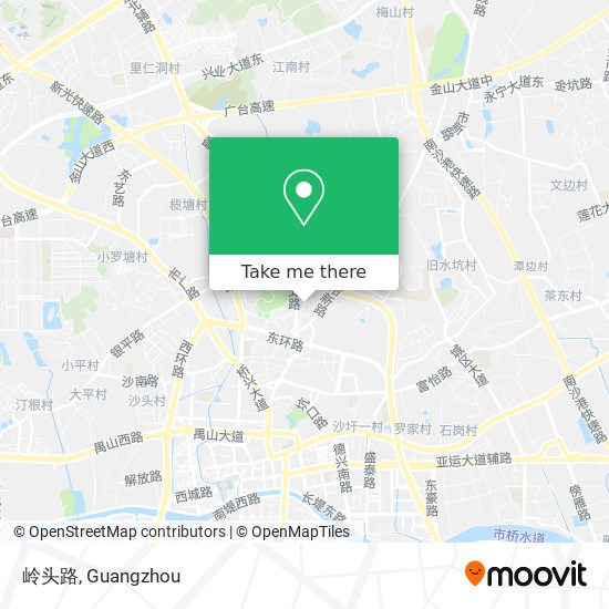 岭头路 map