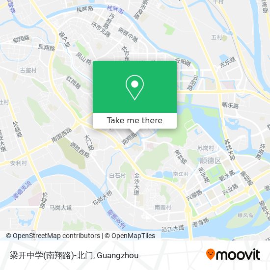 梁开中学(南翔路)-北门 map