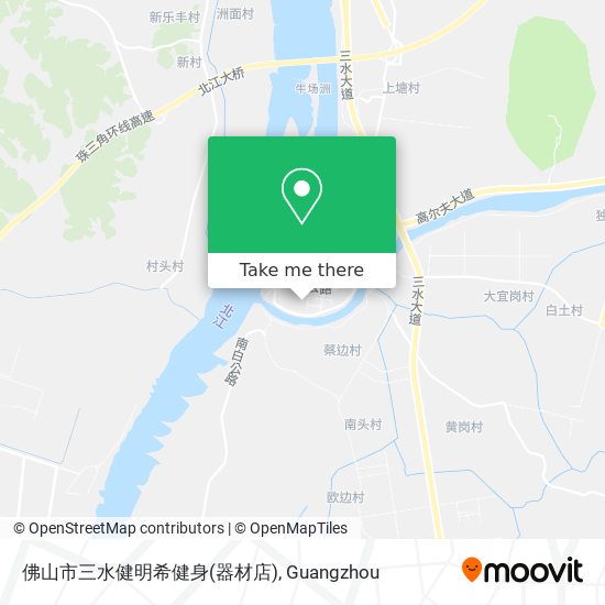 佛山市三水健明希健身(器材店) map