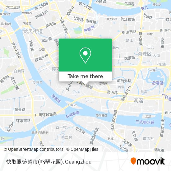 快取眼镜超市(鸣翠花园) map