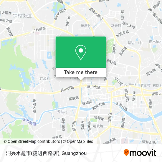 润兴水超市(捷进西路店) map