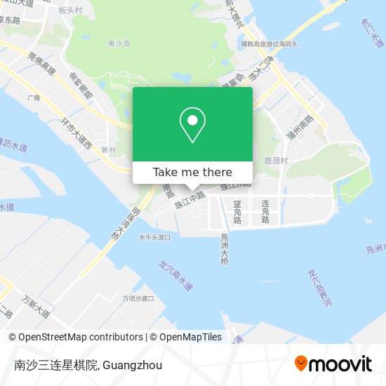 南沙三连星棋院 map