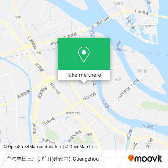 广汽丰田三厂(北门)(建设中) map
