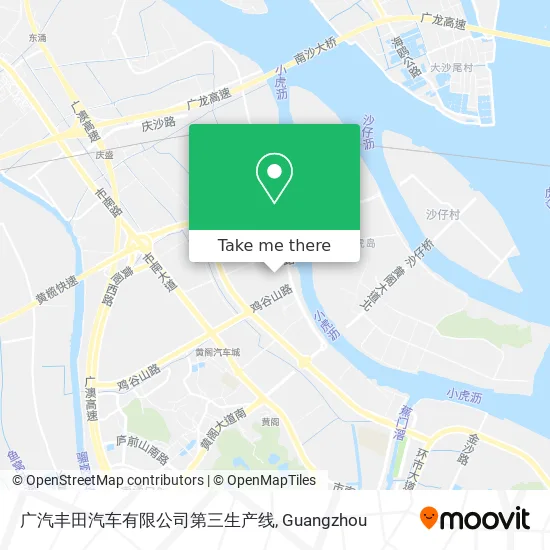 广汽丰田汽车有限公司第三生产线 map